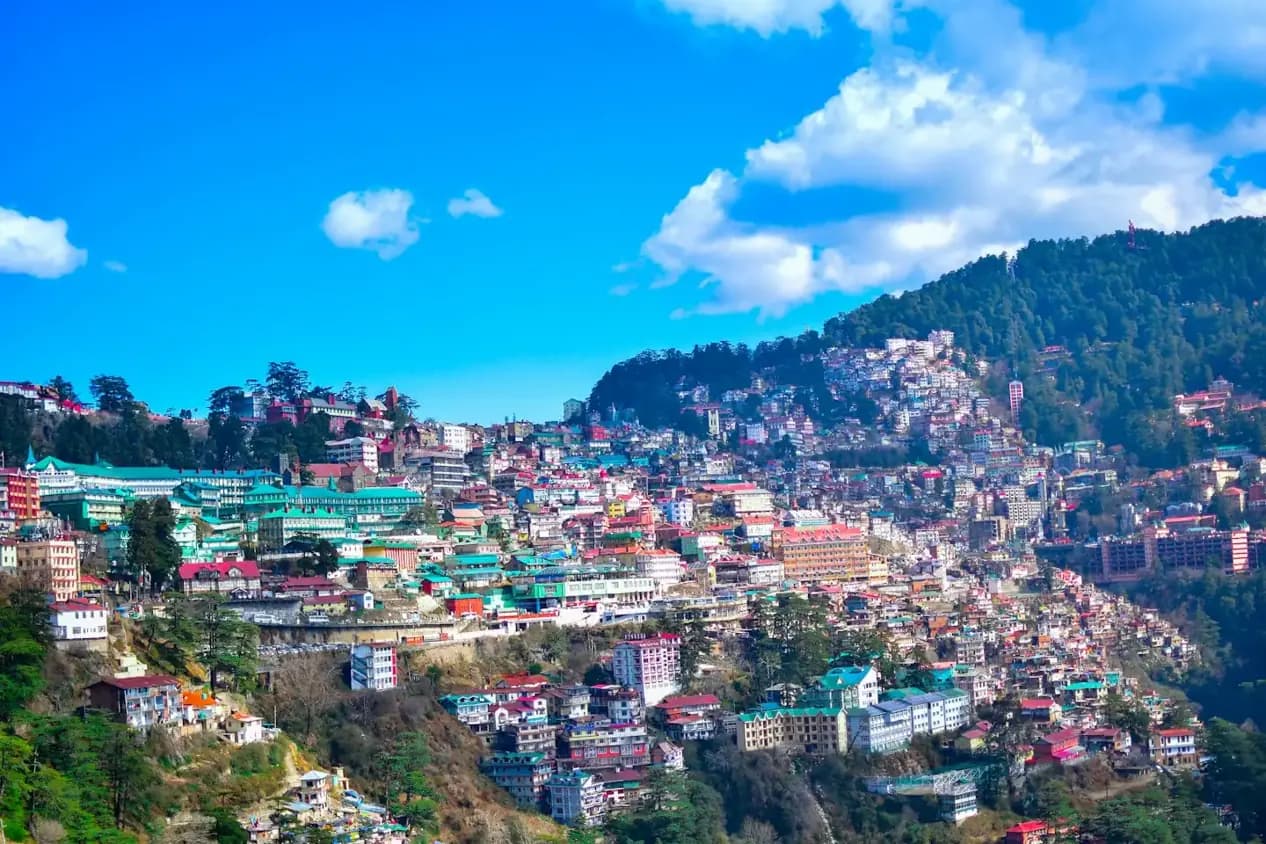 Shimla & Manali Hill-Town Journey — illustrative mountain landscape